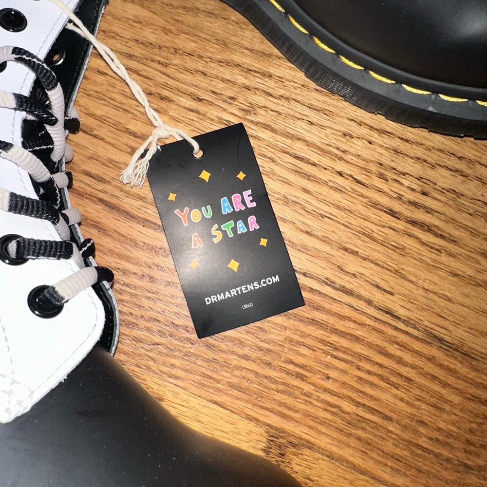 Dr. Martens Colorful Graphic Combat Boots - Picture 8 of 11